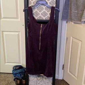 Suede dress